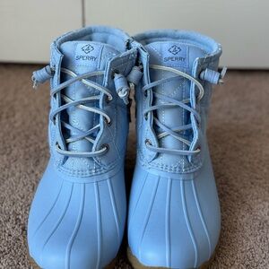 Sperry Blue Rain & Snow Boots with Waterproof Design